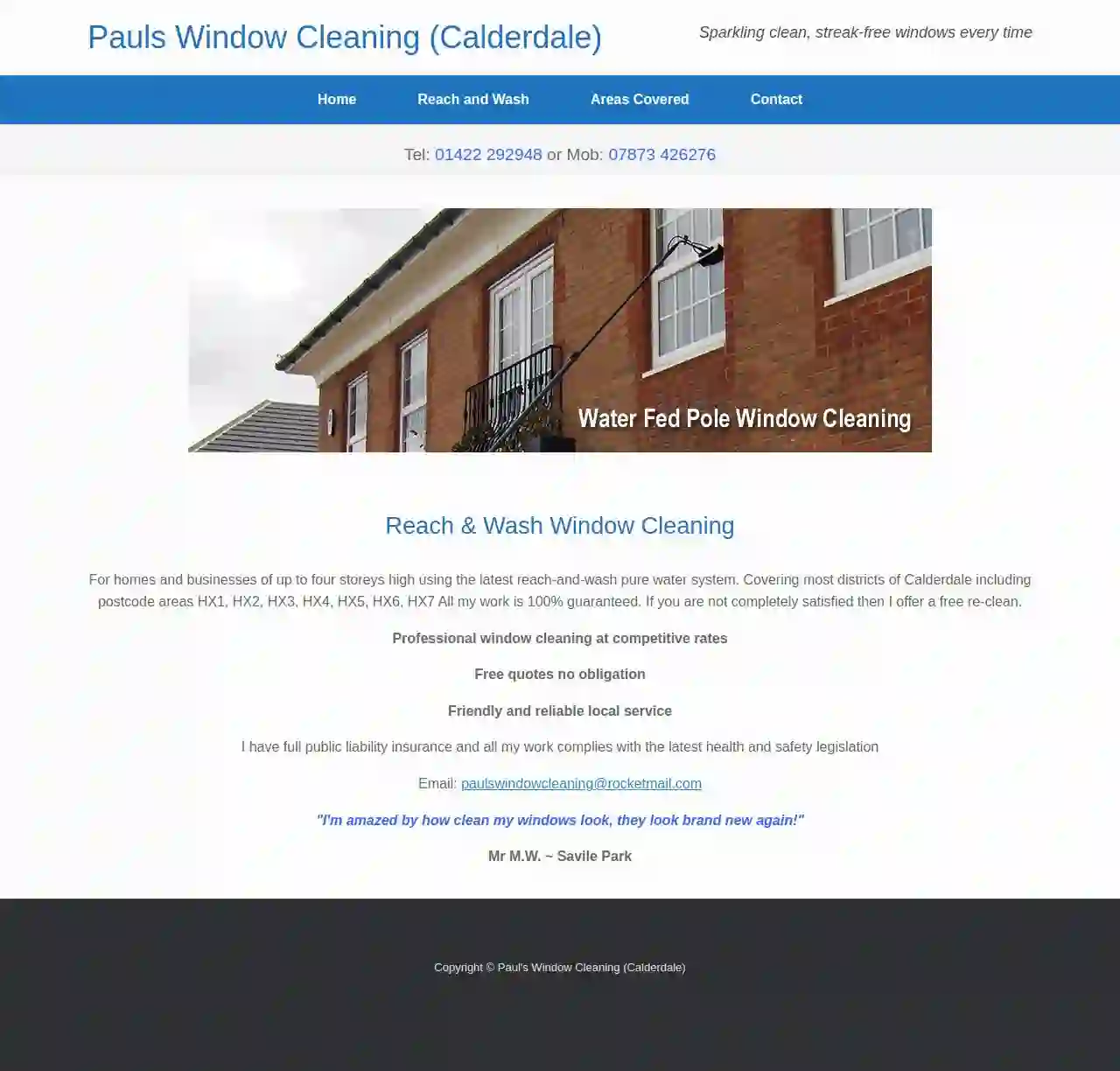 Paul's Window Cleaning (Calderdale)