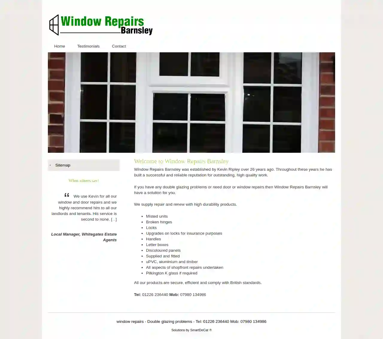 Window Repairs Barnsley