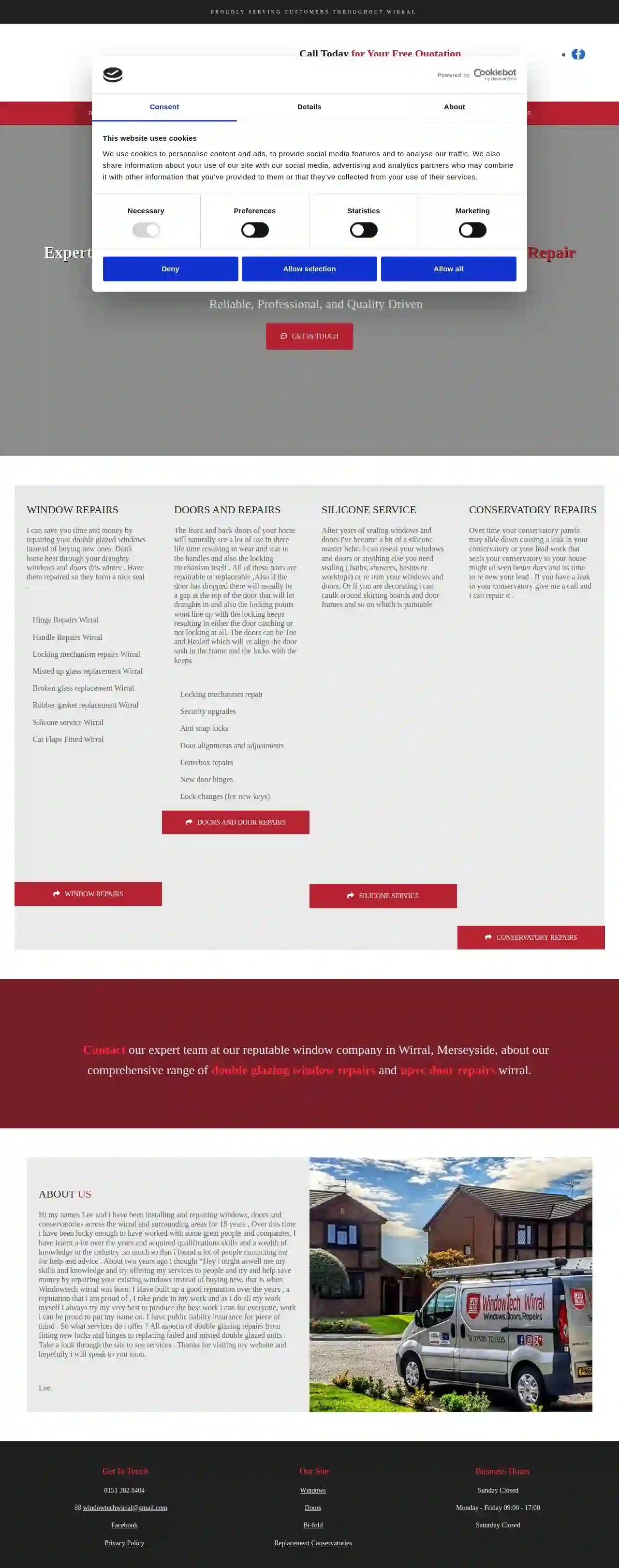 Window tech Wirral - uPVC Window Repairs Wirral