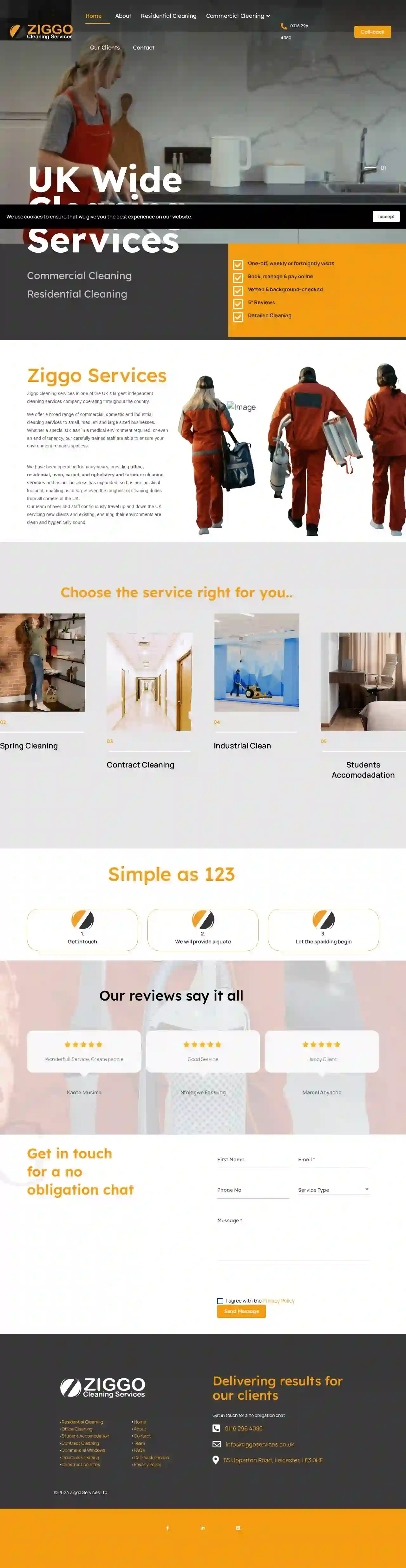 Commercial & Residential Cleaning Services - Ziggo Services