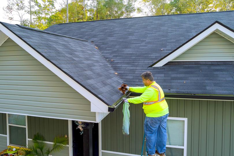 Gutter cleaning professionals